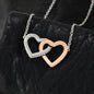 Interlocking Hearts Necklace for Wife