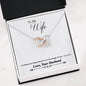Interlocking Hearts Necklace for Wife